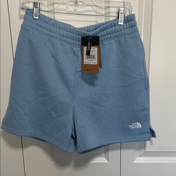 The North Face Women's Sky Blue Athletic Shorts - Picture 1 of 4